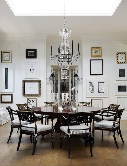 Dining Room at Stephen Falcke’s home  - Photograph Elsa Young