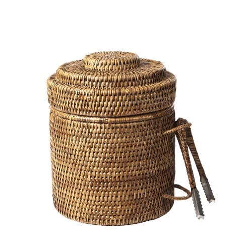 Rattan Ice Bucket The Private House Company Yvonne O'Brien