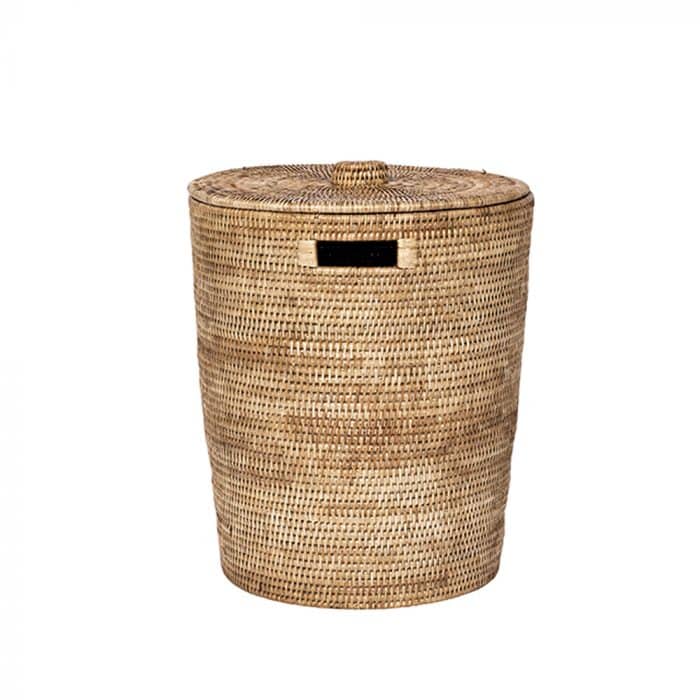 Rattan Round Laundry Basket | The Private House Company | Yvonne O'Brien