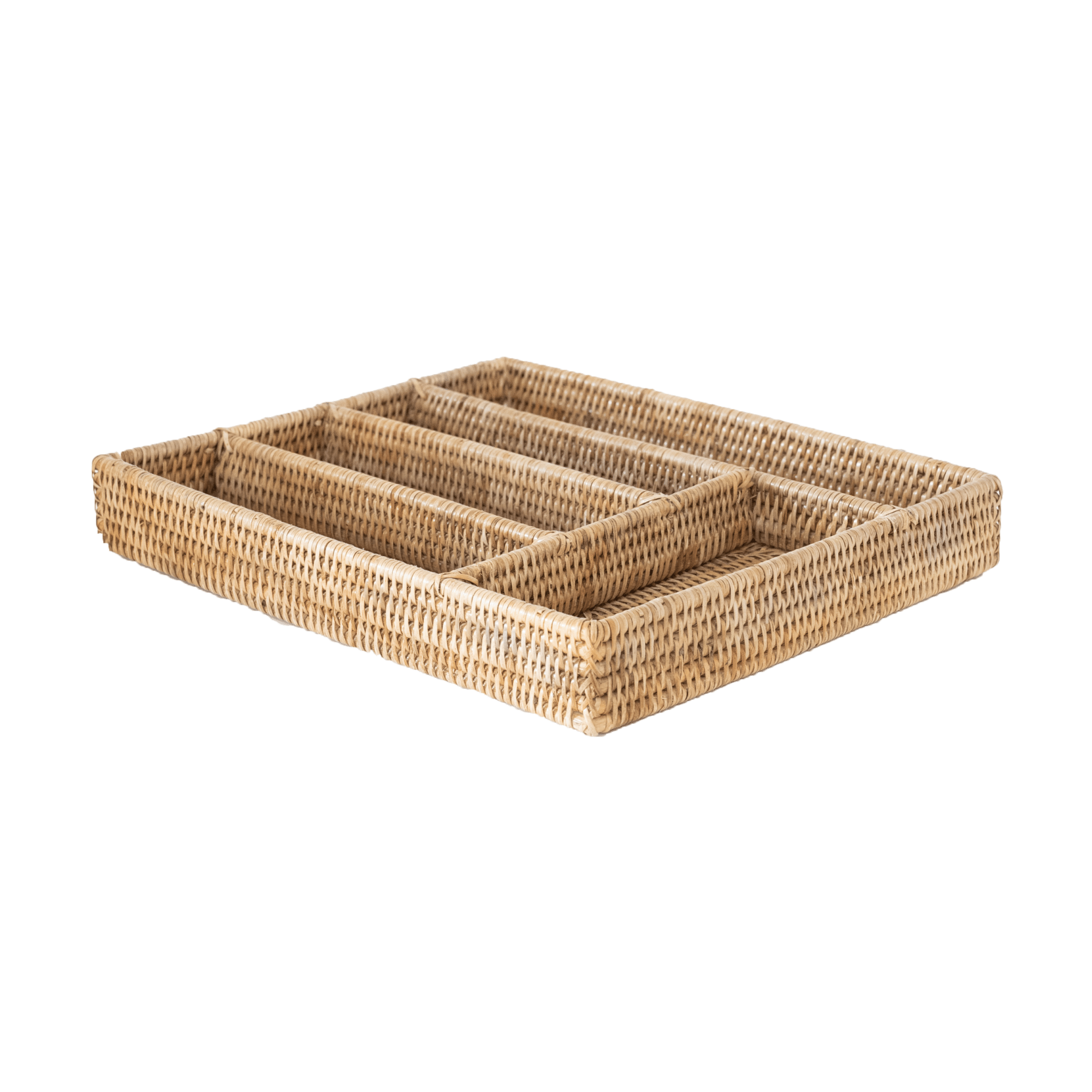 Rattan Cutlery Tray The Private House Company Yvonne O'Brien